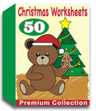 Christmas Worksheets for Kindergarten (50 Worksheets) No Prep