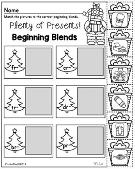 Christmas Worksheets for Kindergarten by KinderFest | TpT