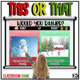 Christmas Would You Rather? This or That?  Holiday Games a