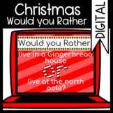 Christmas Would you Rather Slides/ Zoom Game/ Virtual/ Mor