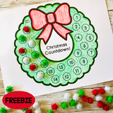 Christmas Wreath Countdown Freebie