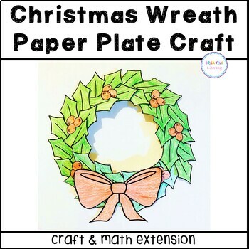 Paper Plate Christmas Wreath Craft - Glitter On A Dime