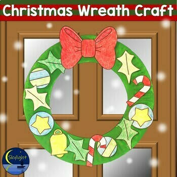 paper plate christmas wreath