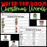Christmas Write The Room | Holiday Literacy Center | Scoot