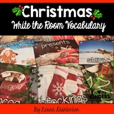 Christmas Write The Room Vocabulary
