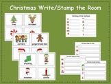 Christmas Write and Stamp the Room