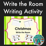 Christmas Write the Room Task Cards Printable and Digital 