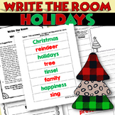 Christmas Write the Room to Write a Story | Holidays