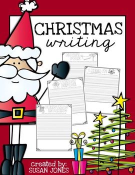 Christmas Writing by Susan Jones | Teachers Pay Teachers