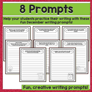 Christmas Writing Activities | Christmas Writing Prompts by Talented in ...