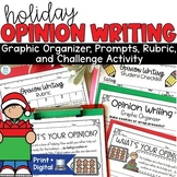 Christmas Writing Activities December Holiday Opinion Prom