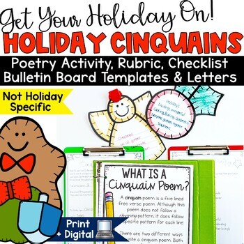 Preview of Christmas Writing Activity Craft Holiday December Bulletin Board Ideas