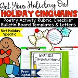 Christmas Writing Activity Craft Holiday December Bulletin