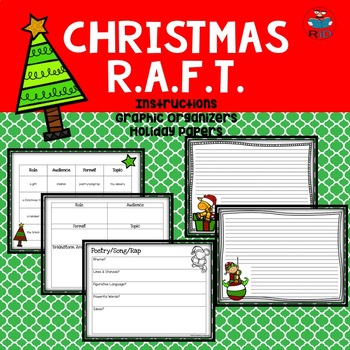 Preview of Christmas Writing Activities: RAFT