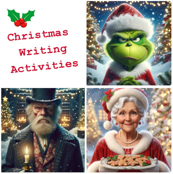 Preview of Christmas Writing Activities - Short Stories/Christmas Character Diaries + More!