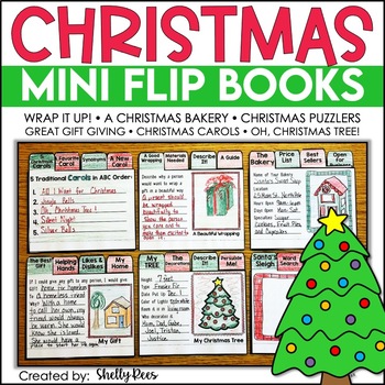Preview of Christmas Writing Activities and Flip Books