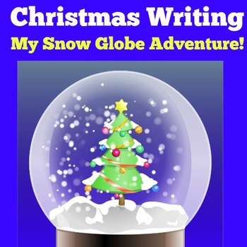 Preview of CHRISTMAS WRITING Activity Worksheet 1st 2nd 3rd 4th 5th Grade |Creative Writing