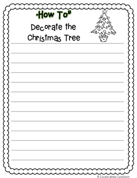 Christmas Writing Activity by Sunshine and Sweetness | TPT