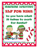 Christmas Writing Activity Elf for Hire