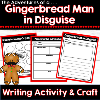 Preview of Christmas Writing Activity | Gingerbread in Disguise