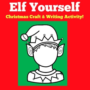 Preview of CHRISTMAS WRITING Craft Activity Worksheets Kindergarten 1st 2nd 3rd 4th Grade