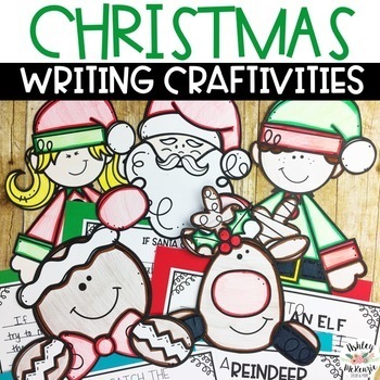 Preview of Christmas Writing Craftivities Pack