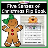 Christmas Writing | Five Senses of Christmas Flipbook | Ho