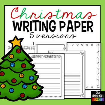 Preview of Christmas Writing Pages