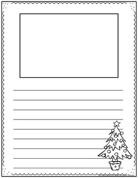 Christmas Writing Paper *FREEBIE* by Second Grade Sweetness | TpT