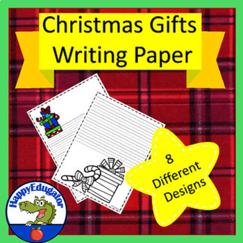 Christmas Bell Writing Paper Printable by LailaBee