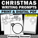 Christmas Writing Prompts Christmas Writing Paper ELA Work