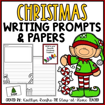 Christmas Writing Papers and Prompts | TPT