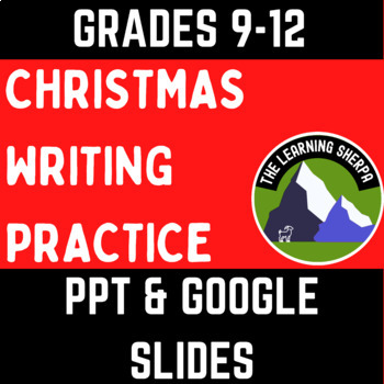 Preview of Christmas Writing Practice ELA Christmas Creative Writing Lesson