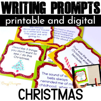 christmas creative writing prompts high school