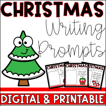 Christmas Writing Prompts | DIGITAL & PRINTABLE by Lashes and Littles