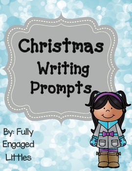 Christmas Writing Prompts FREE by Fully Engaged Littles | TpT