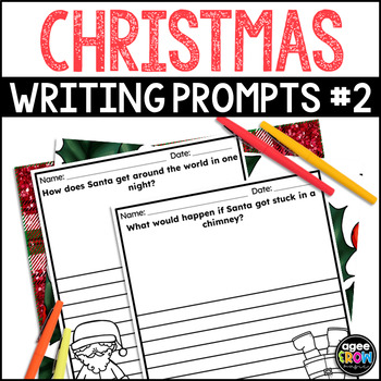 Christmas Writing Prompts Pack #2 | Six Writing Activities for December