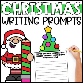 Christmas Writing Prompts - December Writing Centers by Briana Beverly