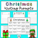 Christmas Writing Prompts: Printable and Digital Google Slides