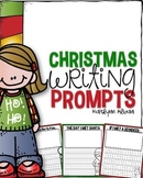 Christmas Writing - Prompts with Writing Papers
