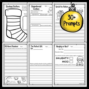 Christmas writing prompts for 2nd grade