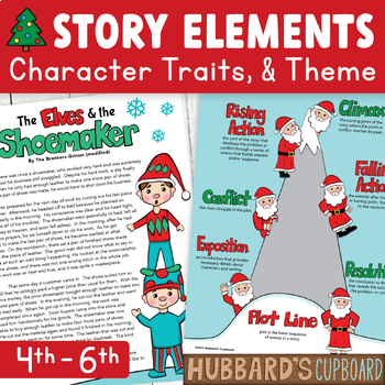 Preview of Christmas Activities - Reading Passages - Story Elements - Narrative Writing