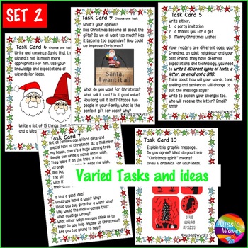 Christmas Writing Tasks BUNDLE by Aussie Waves | TpT