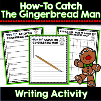 Preview of Christmas Writing Unit: How to Catch the Gingerbread Man