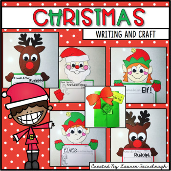Preview of Christmas Writing and Craftivity Pack