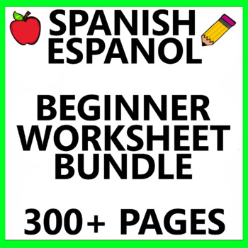 Preview of Christmas Xmas Winter Break Spanish Espanol Reading Vocab Writing Bundle Pack