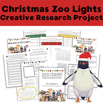 Preview of Christmas Zoo Lights -- Creative Research Project
