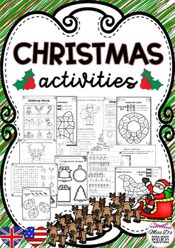 Christmas activities by Miss D's Resources | TPT