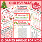 Christmas activities game BUNDLE word searches scramble ph