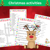 Christmas activities perimeter | Activity Page Games | For